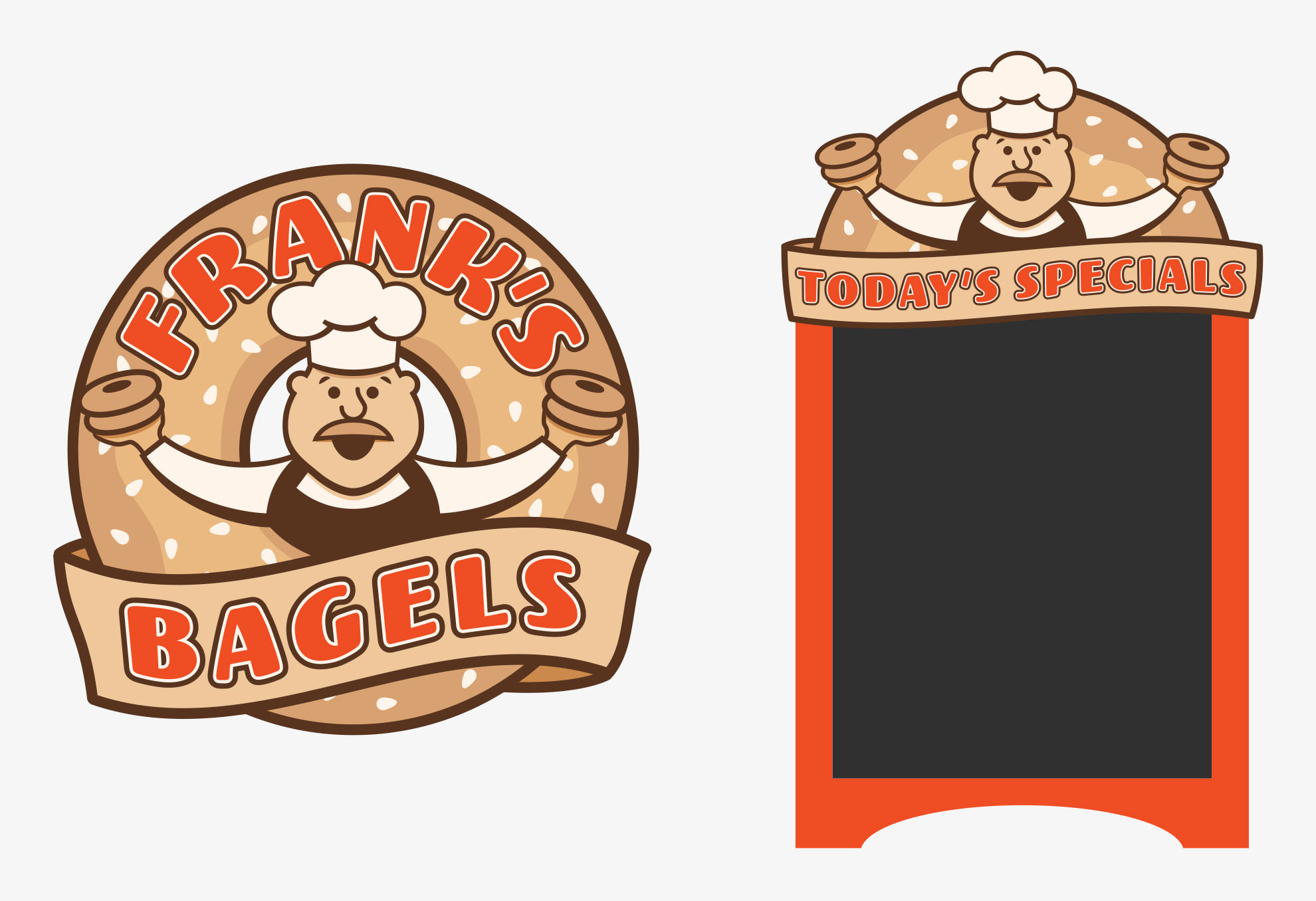 Grace and Frankie Season 3 Bagel Shop Signage