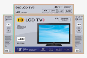 LCD TV packaging
