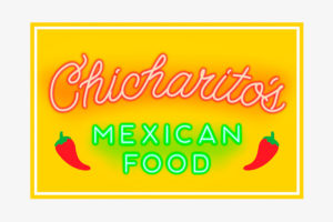 mascots chicharitos sign