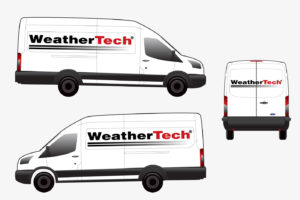 WeatherTech van wrap design
